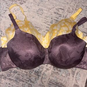 Set of 2; light lined balconette bras